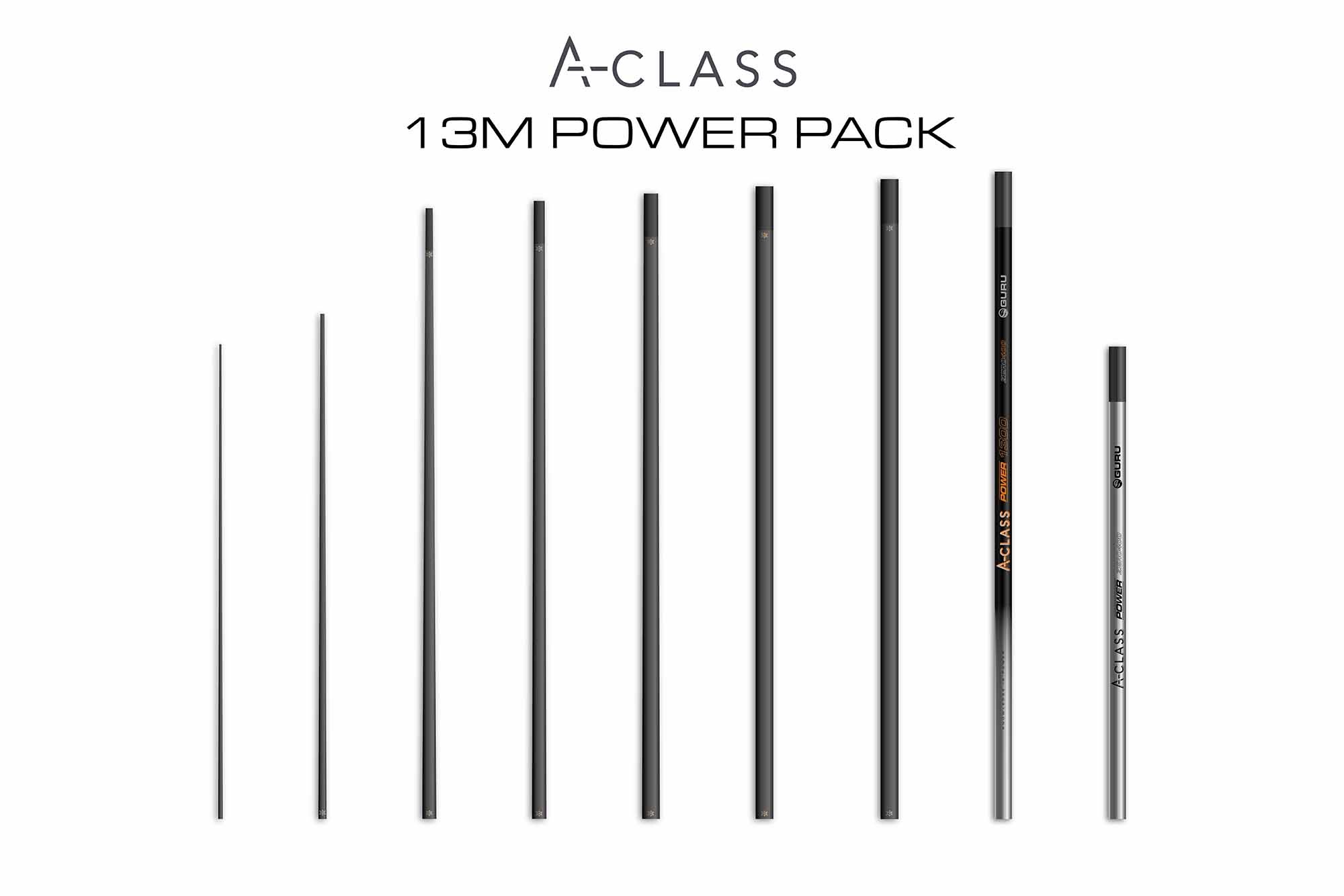 Guru A-Class Pole 13m Power Pack_FISHERMANIA_1